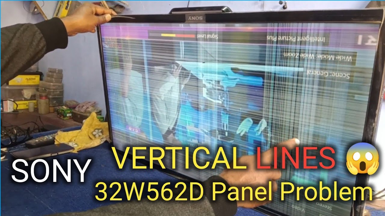 🔥Sony Led Tv Vertical Lines Problem | vertical bars kaise thik kare |