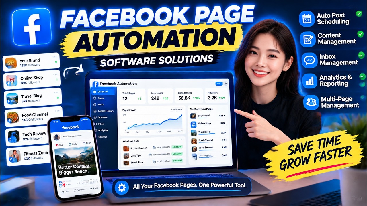 Facebook Page Automation Software | Manage Multiple Pages Automatically