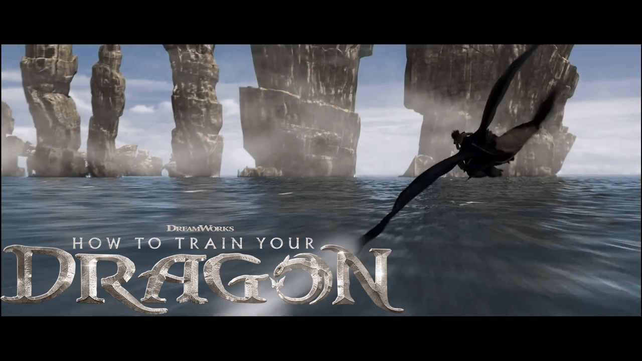 Test Drive Scene with the New Live Action Theme | How To Train Your Dragon
