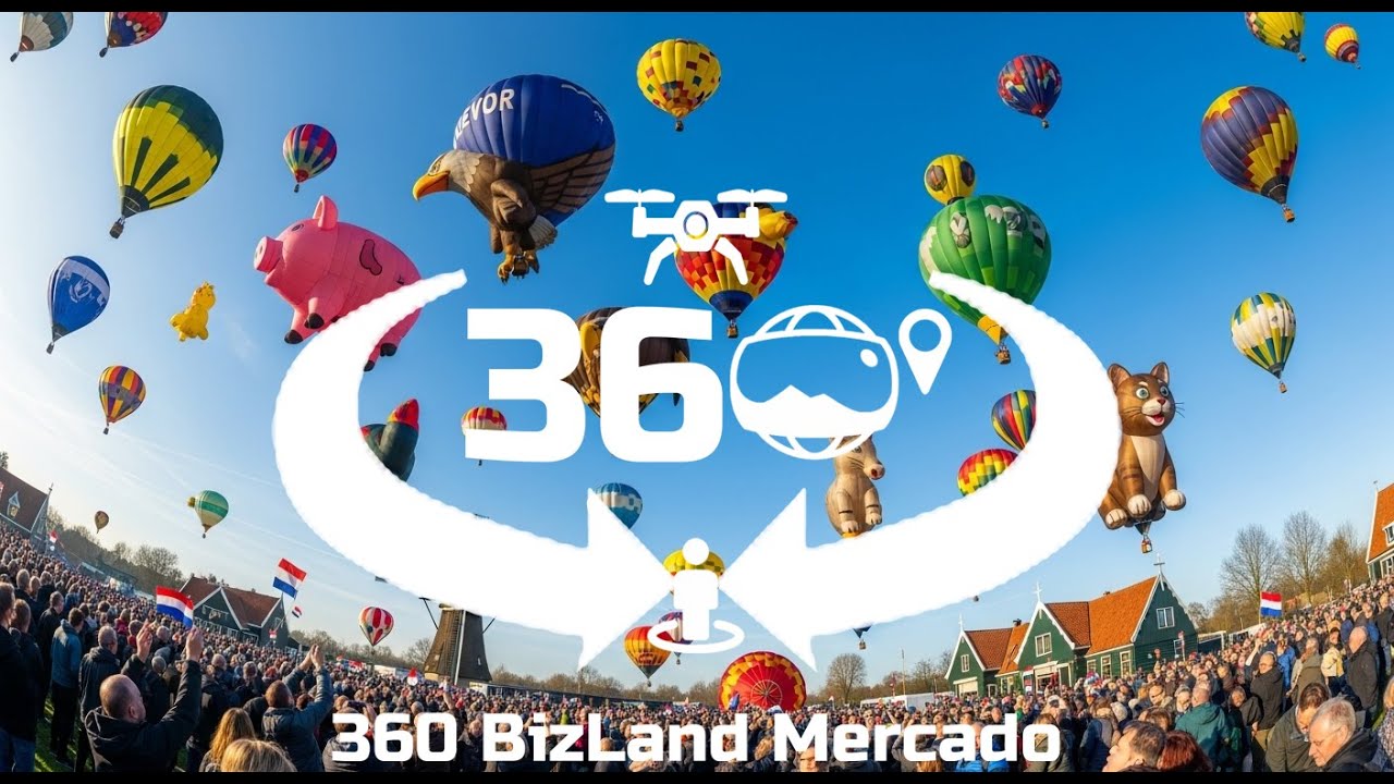 🎈 Balloon Fiesta Barneveld in 360° VR | Hot Air Balloon Festival Experience
