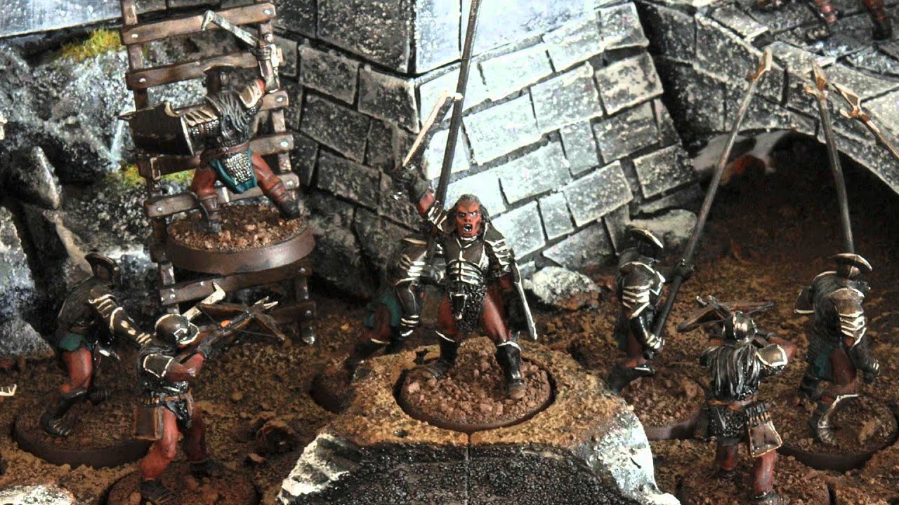 Wargaming Miniature Showcase - Siege of Helms Deep Diorama