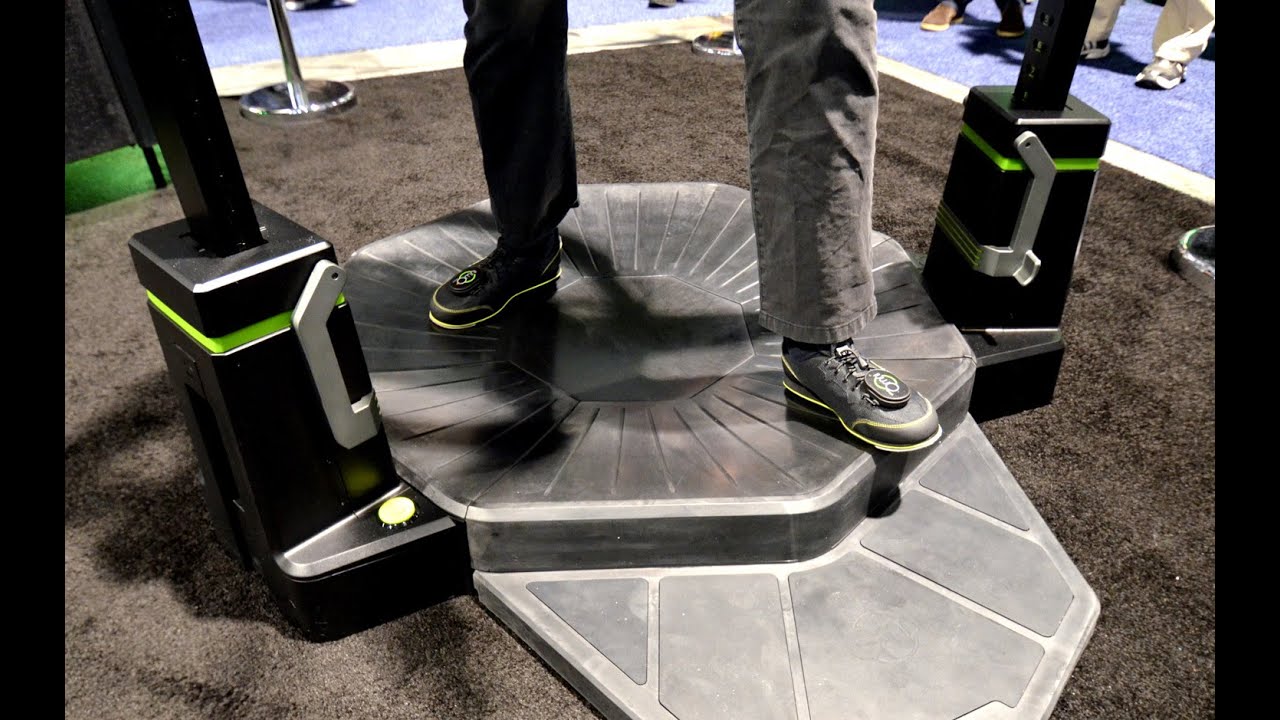 Preview: Virtuix Omni VR Treadmill, Production Model at CES 2015