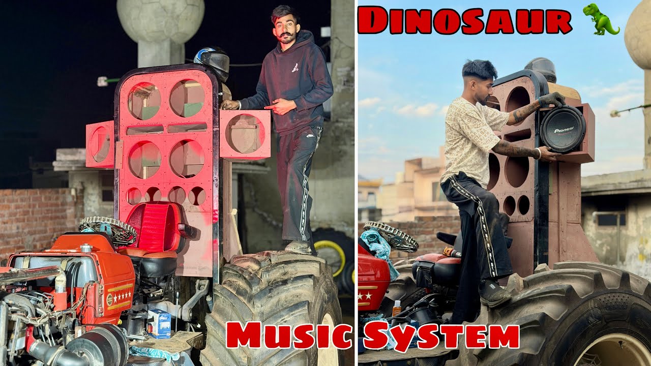 Dinosaur Music System 🦖🔥| New Design Sub- Woffer 🔥🔊| Lucky Goldsmith￼