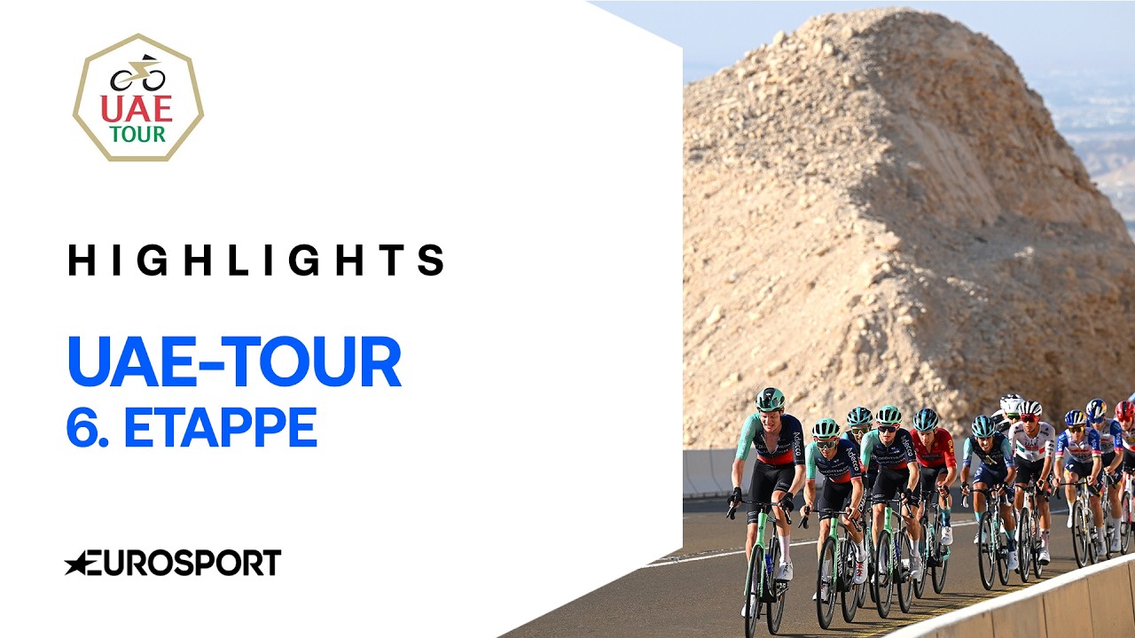 UAE-Tour I 6. Etappe I Highlights deutsch I Radsport