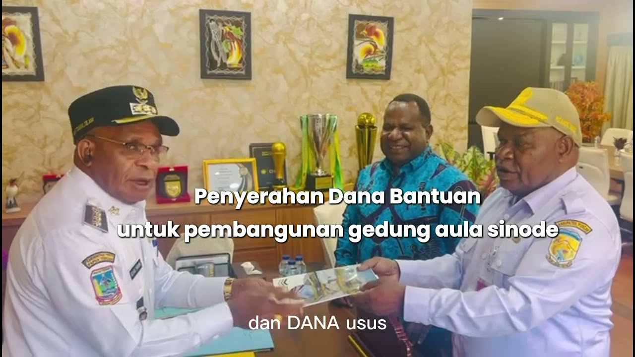 Ucapan Trimakasih Ketua Sinode GKII Wilayah 2 Papua Tengah kepada Bupati Puncak Jaya(@Elvistabuni)