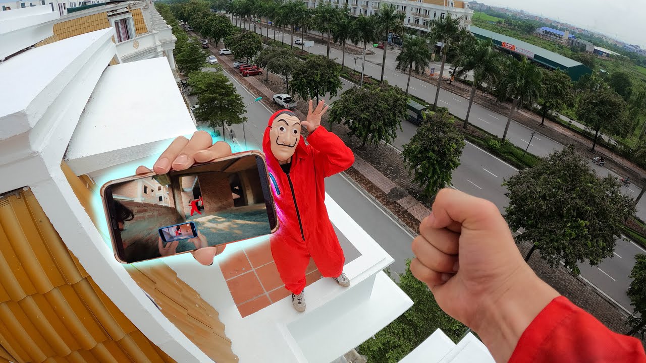 MONEY HEIST ESCAPING ANGRY GIRLFRIEND 1.2 (Epic Parkour POV)