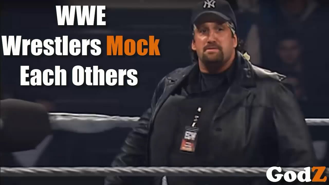 Когда рестлеры WWE высмеивают друг друга