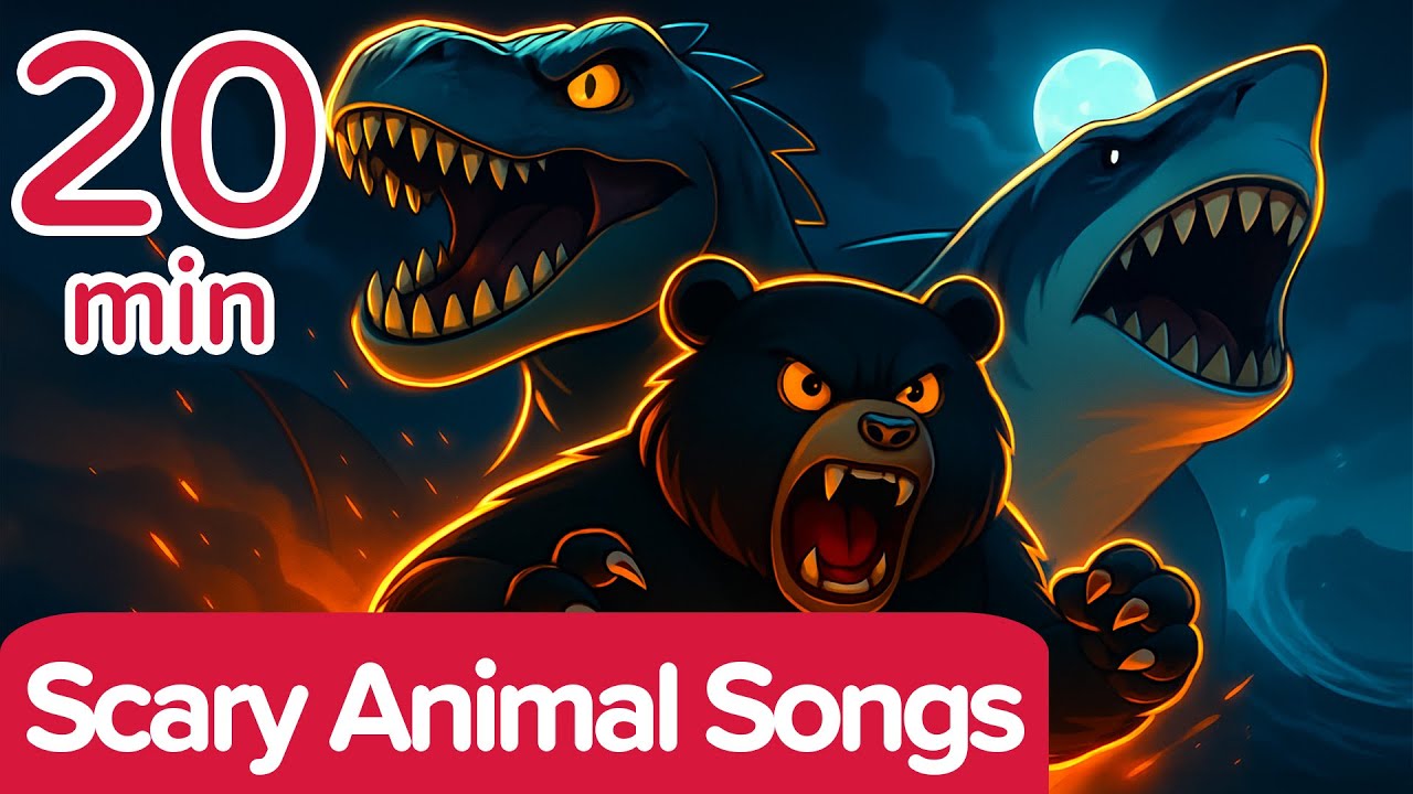 Scary Animal Songs Compilation | Kids Song Compilation | Mangdungi Kids