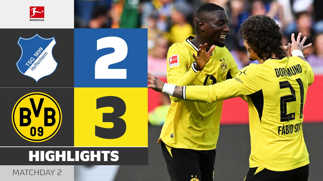Comeback Complete! | HOFFENHEIM - BORUSSIA DORTMUND | Highlights | Matchday 2 &ndash; Bundesliga 2026/27
