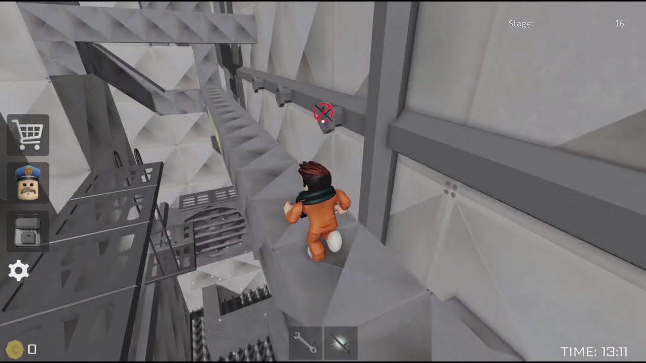 Escape  Cop's HAUNTED Prison OBBY in Roblox! Survive jumpscares, lasers & chases! Full gameplay