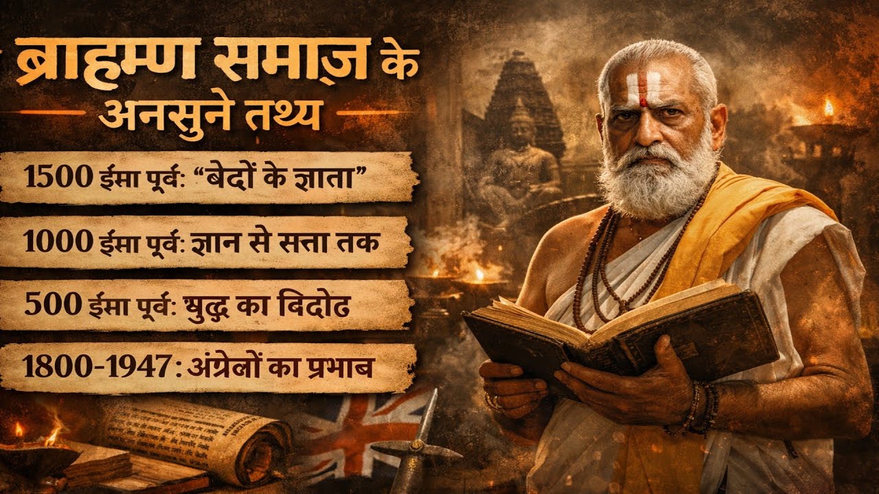 ब्राह्मण समाज का असली इतिहास | 1500 ईसा पूर्व से आज तक | Unheard Facts