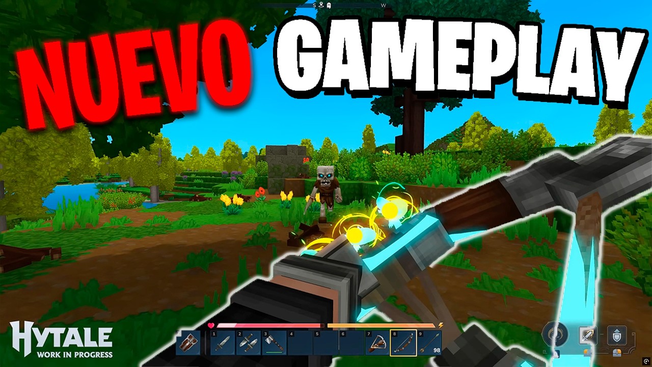 TODO lo que NO VISTE del NUEVO GAMEPLAY de HYTALE