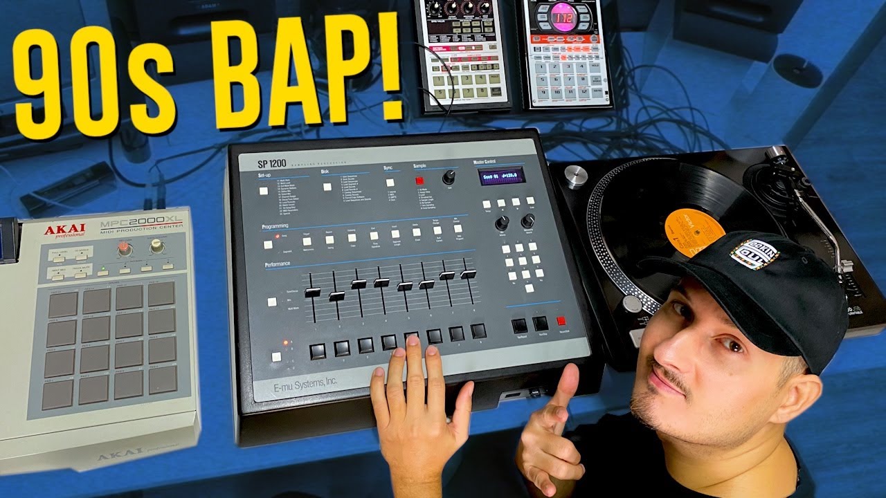 Making a 90's Hip-Hop Remix - SP1200 Beat Making