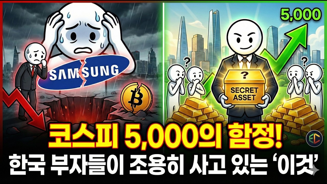 코스피 5,000포인트 축제 뒤의 잔혹한 시나리오, 강남 부자들은 지금 삼성전자를 '상속' 중입니다