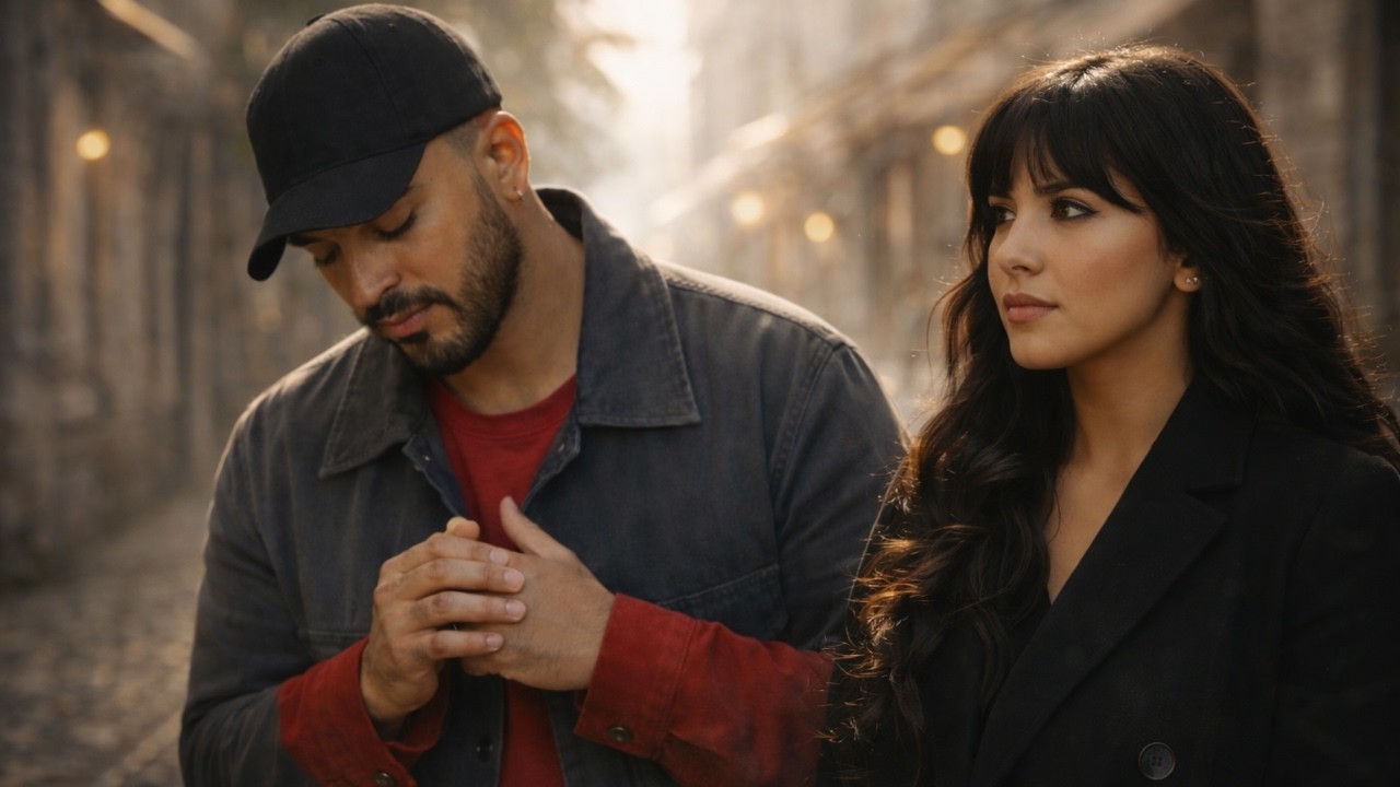 Slimane ft Indila - Perdu dans ton ombre (Official AI Lyrics Video)