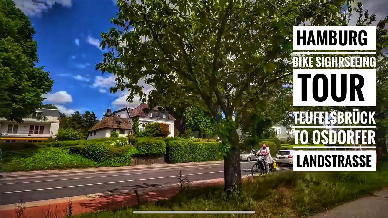 Teufelsbr&uuml;ck to Osdorfer Landstra&szlig;e, Bycicle Tour Hamburg, Germany  2023 | 4KUHD