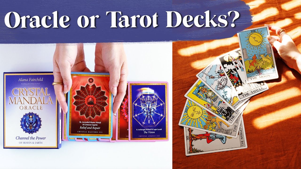 Разница между колодами оракулов и Таро | Для начинающих