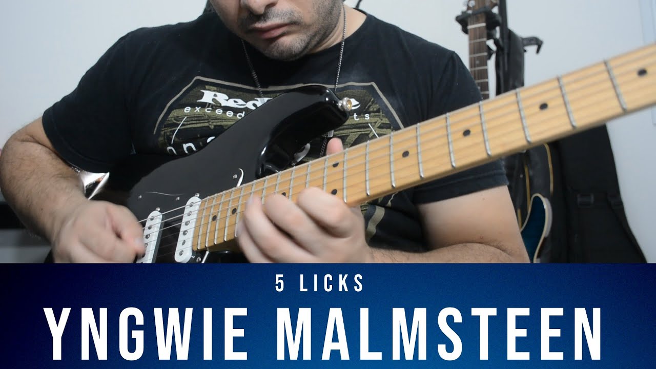5 LICKS YNGWIE MALMSTEEN NA ESCALA MENOR HARMÔNICA