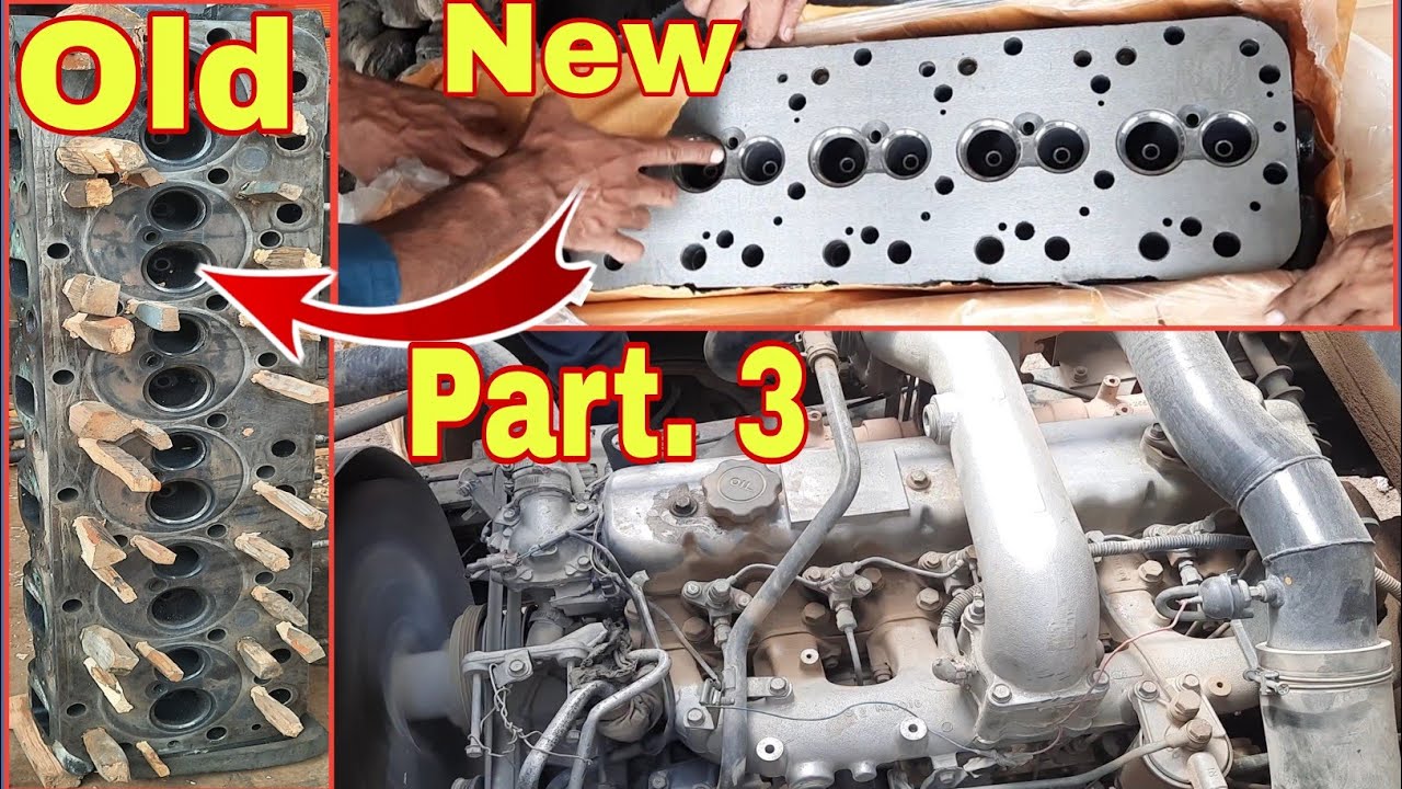 Engine Head Crack Test and Information new Head Price UD Nissan Engine FE6 Part.3||Caption included|