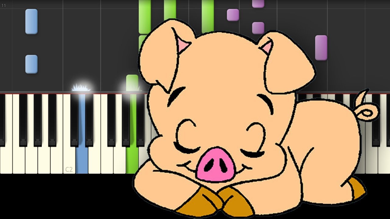 Cochinitos Dormilones - Cri Cri - Piano Tutorial