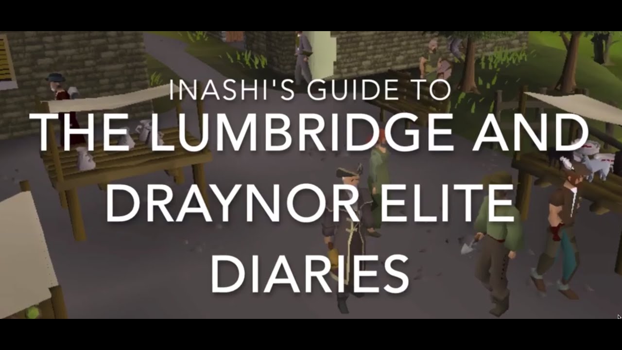 Lumbridge and Draynor Elite Diary Guide