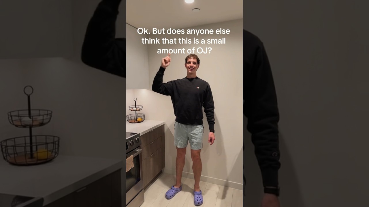 That&rsquo;s a small amount of OJ!