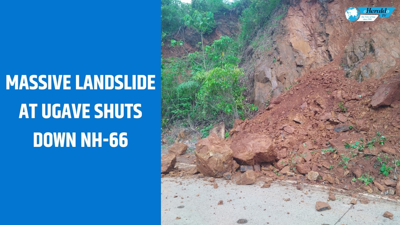 Massive Landslide at Ugave Shuts Down NH-66