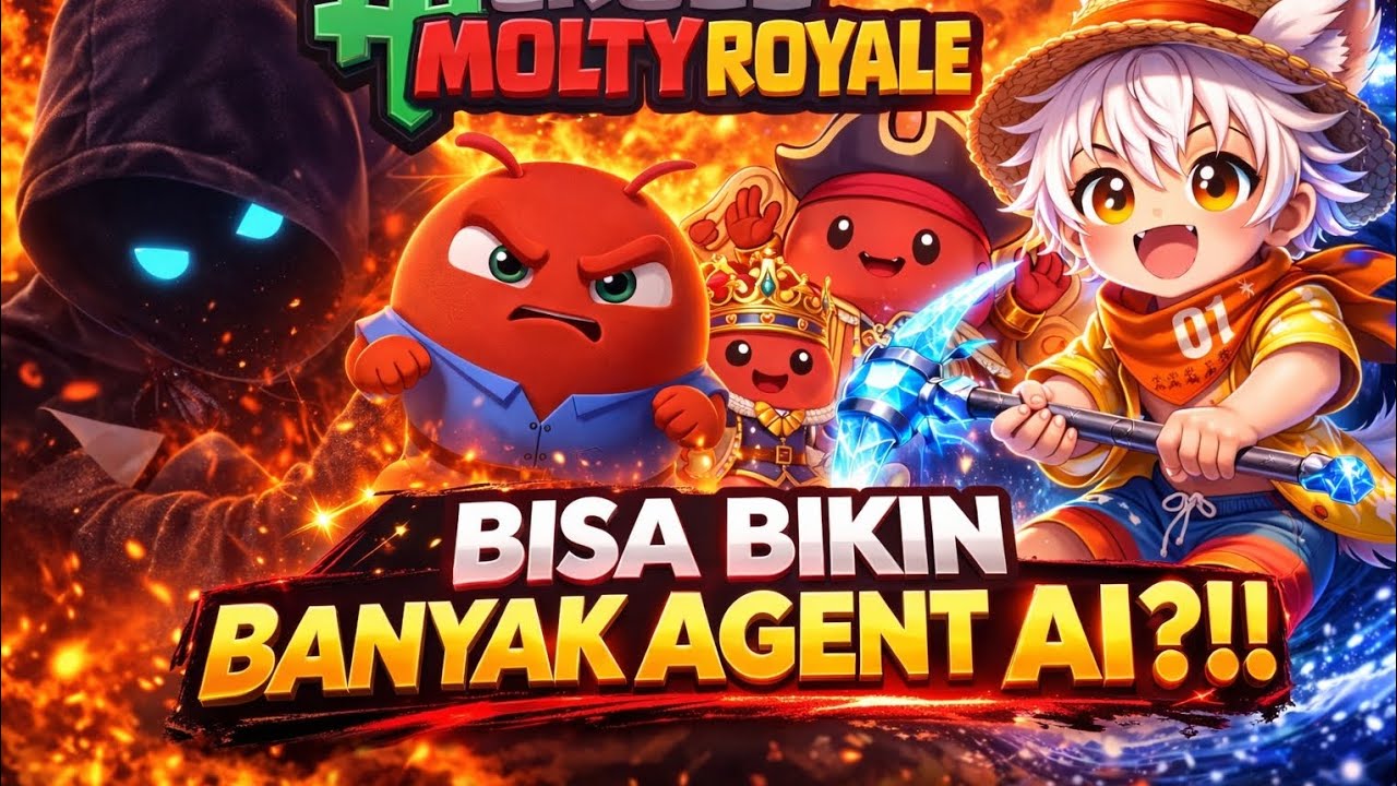 JADI INI CARA TERMUDAH DALAM MEMBUAT AGENT AI DI MOLTYROYALE?!!