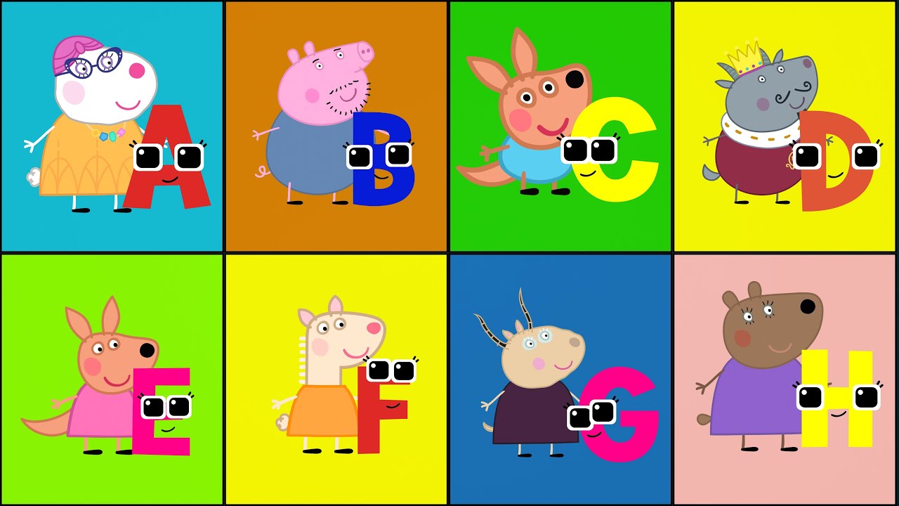 Peppa Pig ABC Phonics Songs Compilation 3 | Learn ABCs with Peppa Pig | Fun Phonics Songs 3