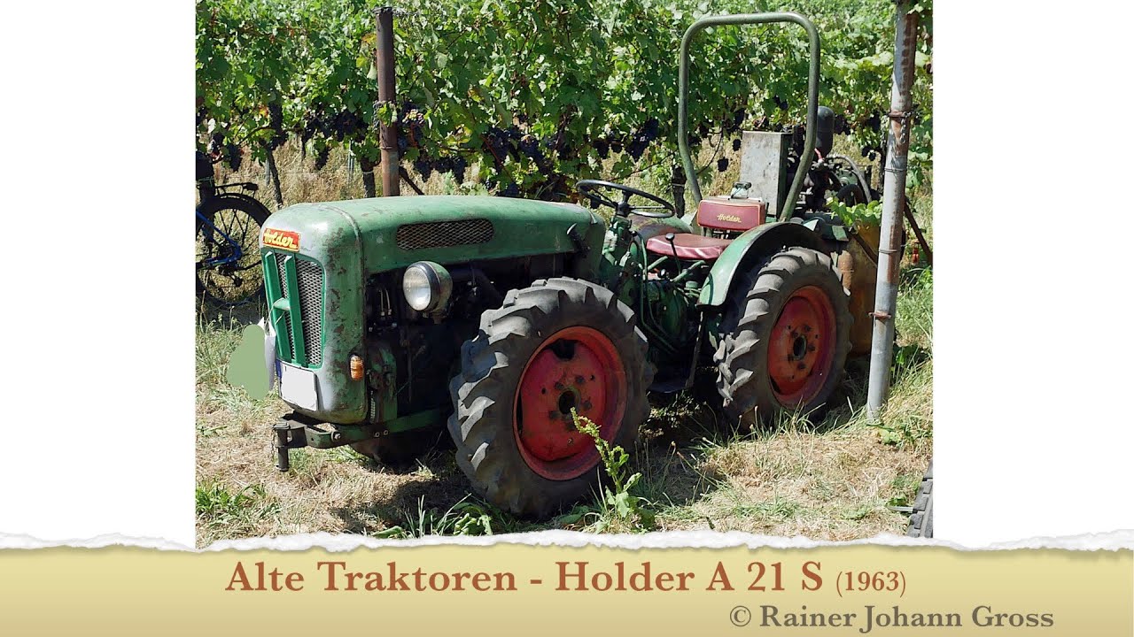 Alte Traktoren - Holder A 21 S (1963) - Schmalspurtraktor