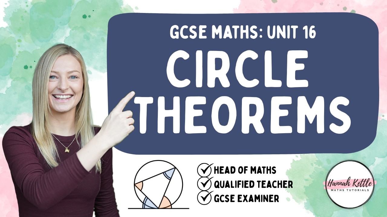 How to do CIRCLE THEOREMS! Higher GCSE Maths - Unit 16