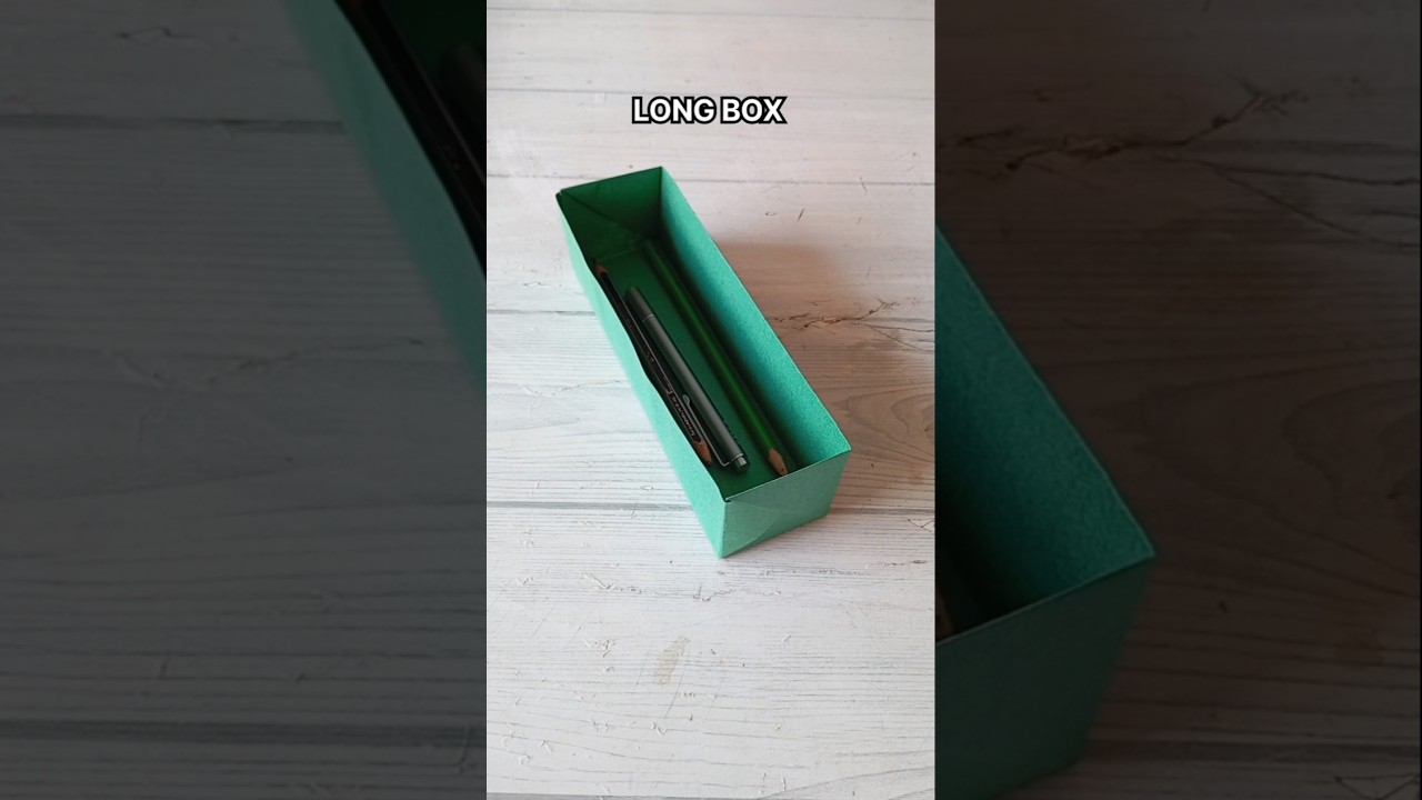 LONG BOX ORIGAMI TUTORIAL| HOW TO MAKE A PAPER LONG SIZE BOX FOLDING| HANDMADE CRAFT| USEFUL