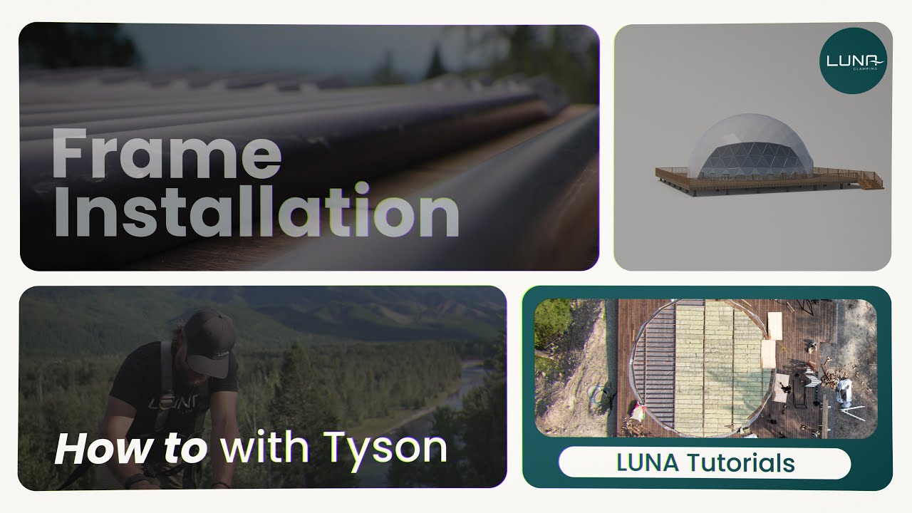 How to install Luna's Biggest Dome Frame