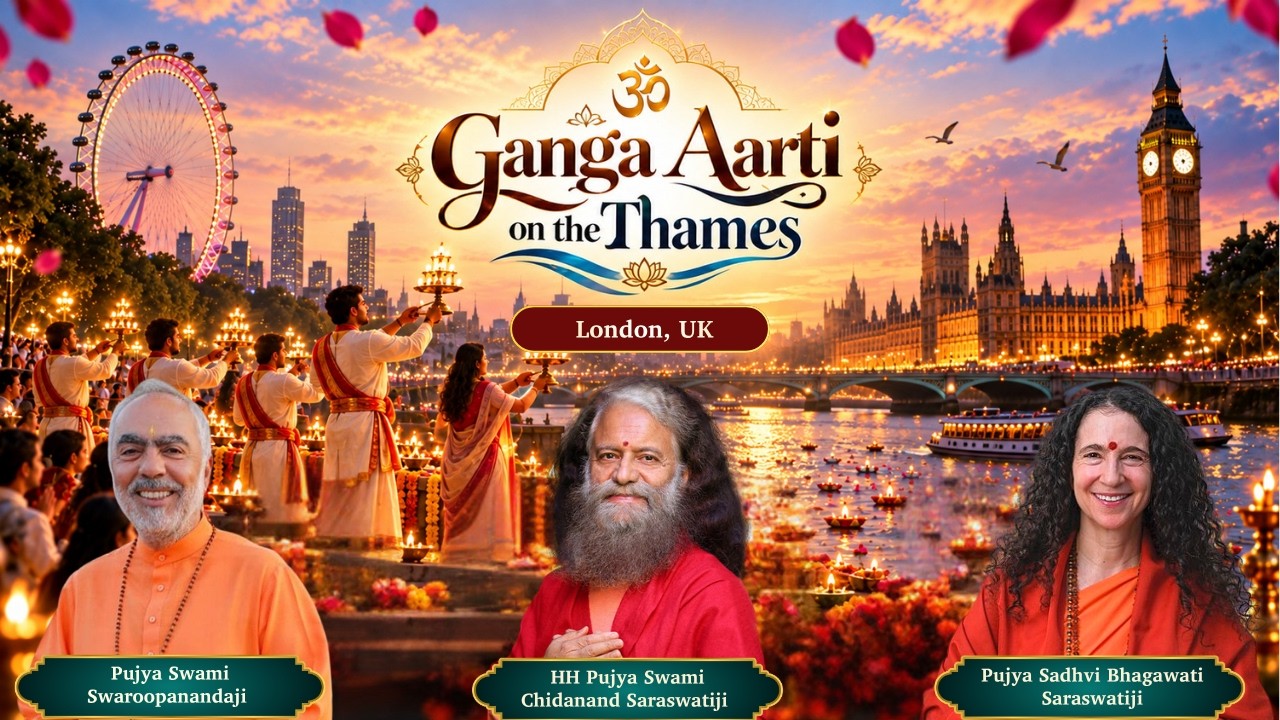 LIVE गंगा आरती Ganga Aarti 📍 Thames River, London || 13 Sept 2026 ||