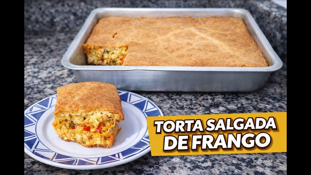 Torta de Frango de liquidificador