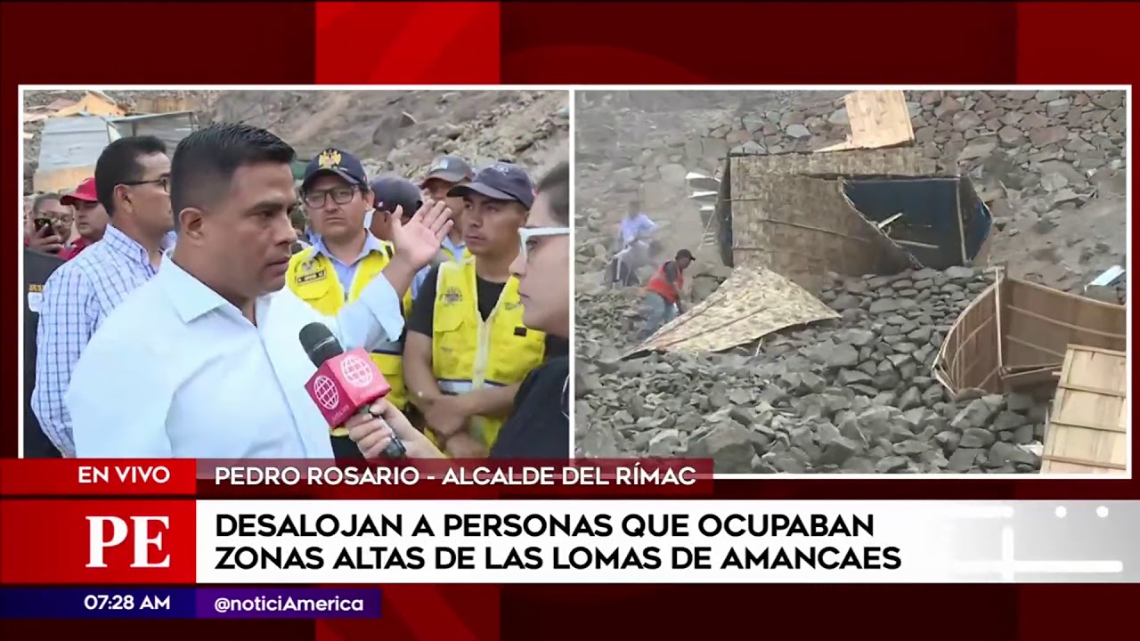 Primera Edición: Desalojan a invasores de Las Lomas de Amancaes