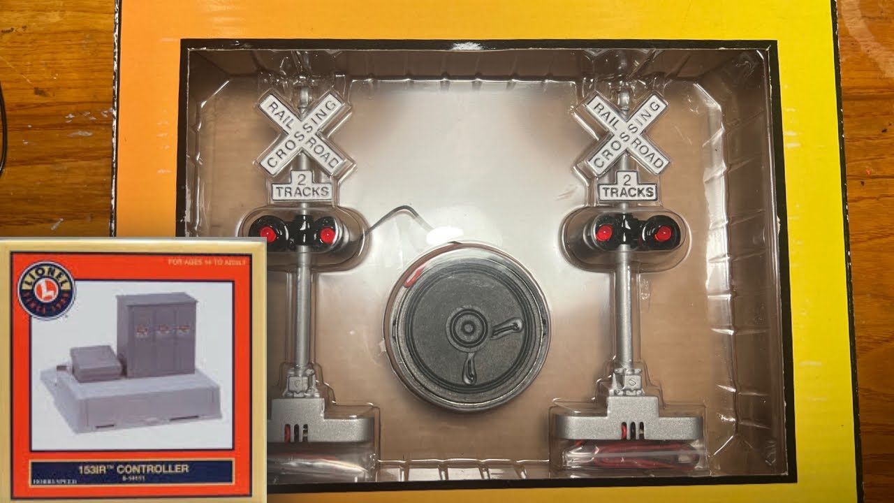 Подключение контроллера Lionel 153IR к светофорам на переезде MTH RailKing со звуком | Полное рук...