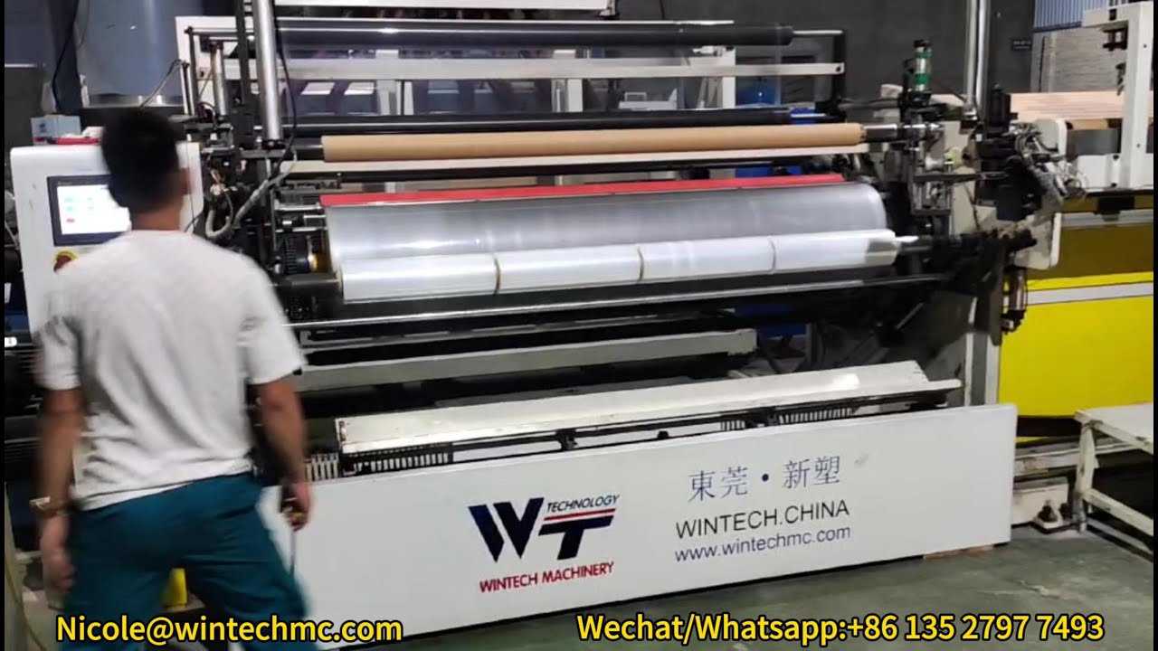 2400MM High Tensile Strength Stretch Film Machine，5 Layer Strong Elongation Stretch Film Machine