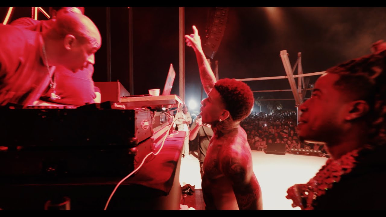 Fight Breaks Out at NLE Choppa Show | South Padre Island Spring Break 2024