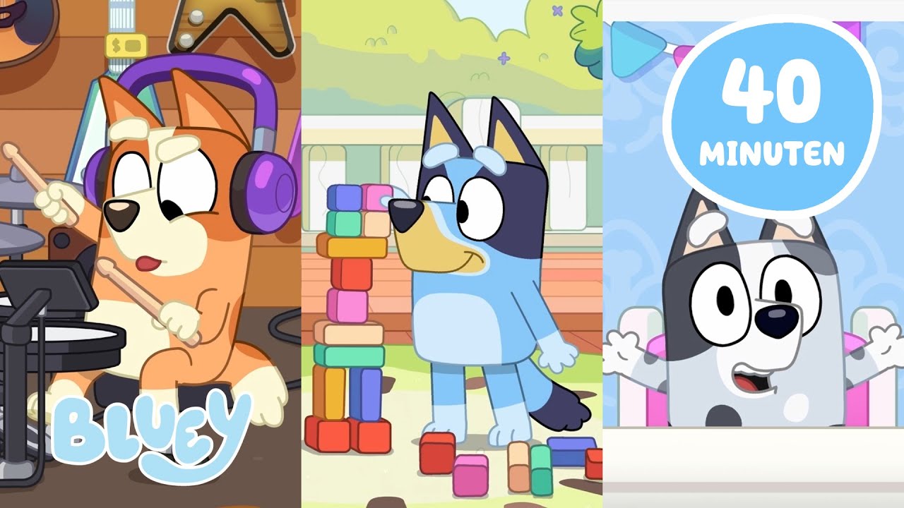 Elke Aflevering van Bluey Minisodes Ooit! 💙 | 40 MINUTEN | Bluey - Officieel Nederlands kanaal