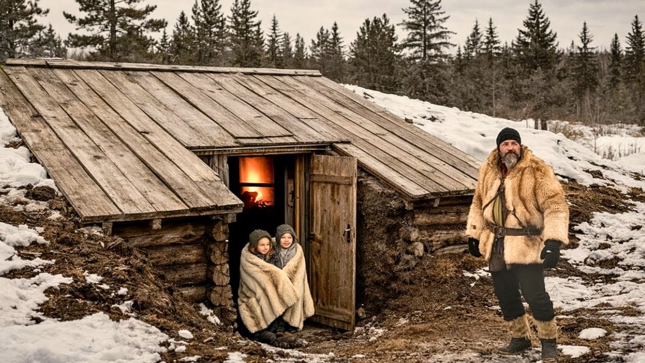 Everyone Thought His Buried Log Cabin Was Crazy—Until His Family Stayed Warm at −58°F