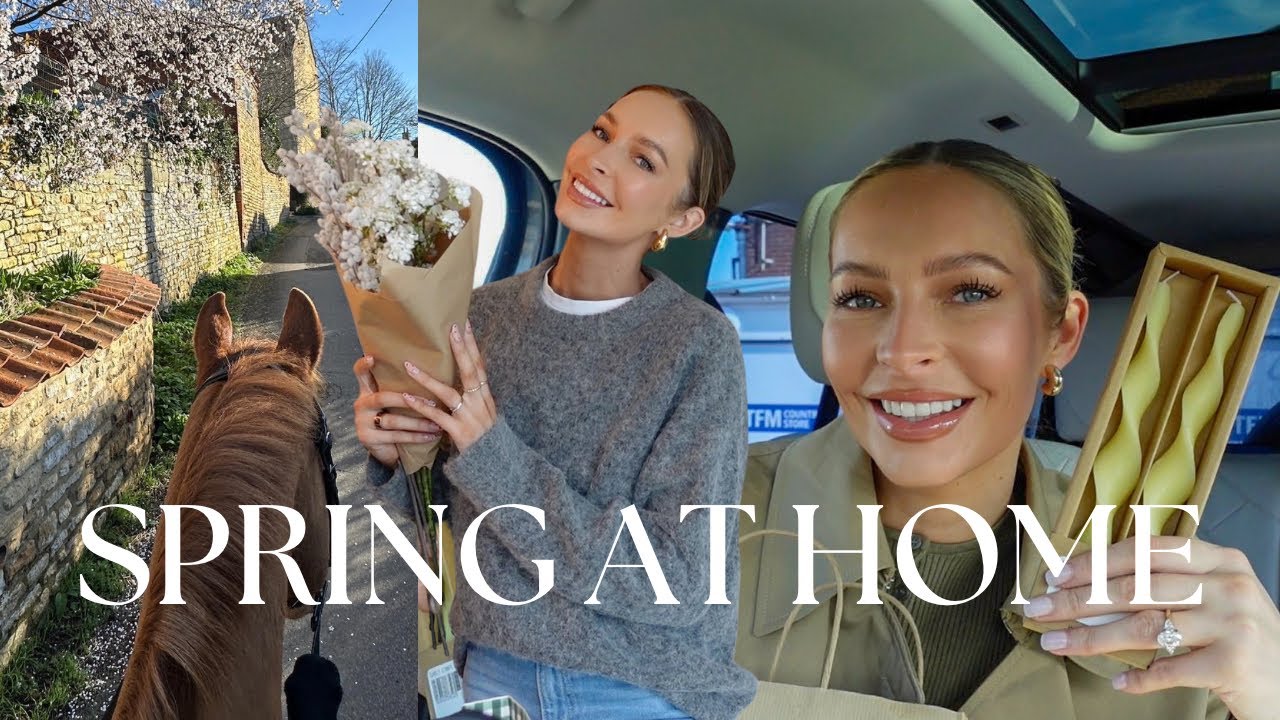 HELLO SPRING: Spring decor shopping, new bag unboxing & house updates