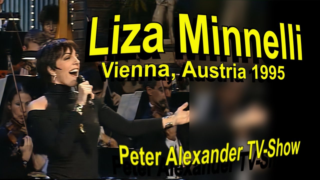 Liza Minnelli 1995 Vienna Austria, Peter Alexander Christmas TV-Show