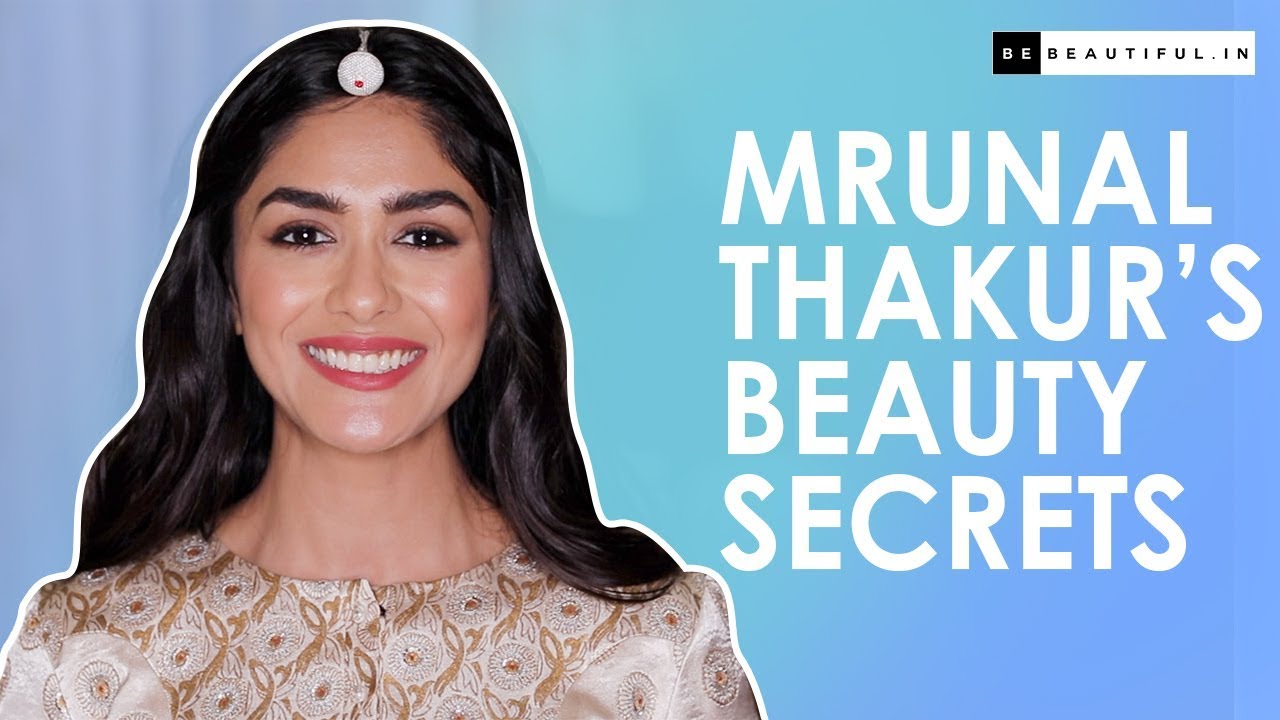 Super 30 Actor Mrunal Thakur Shares Her Beauty Secrets | Mrunal Thakur Interview | BeBeautiful