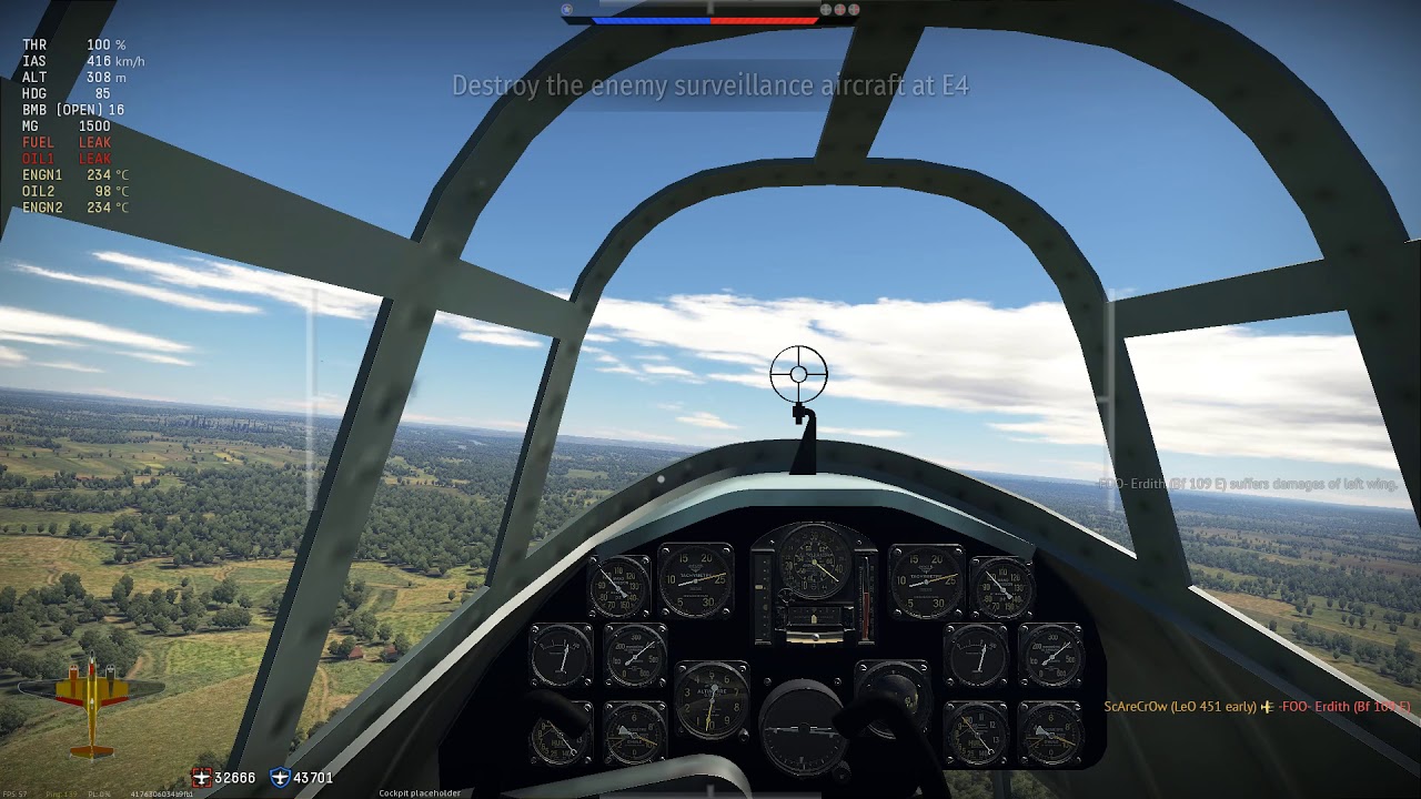 LeO 451 early in SB mission | War Thunder | France