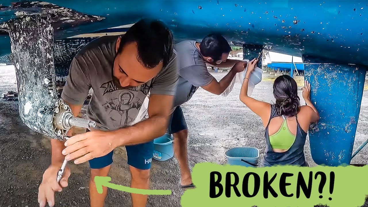 Lagoon Catamaran Repair Yanmar sail drives SD50 and Cone Clutch Replacement part 2