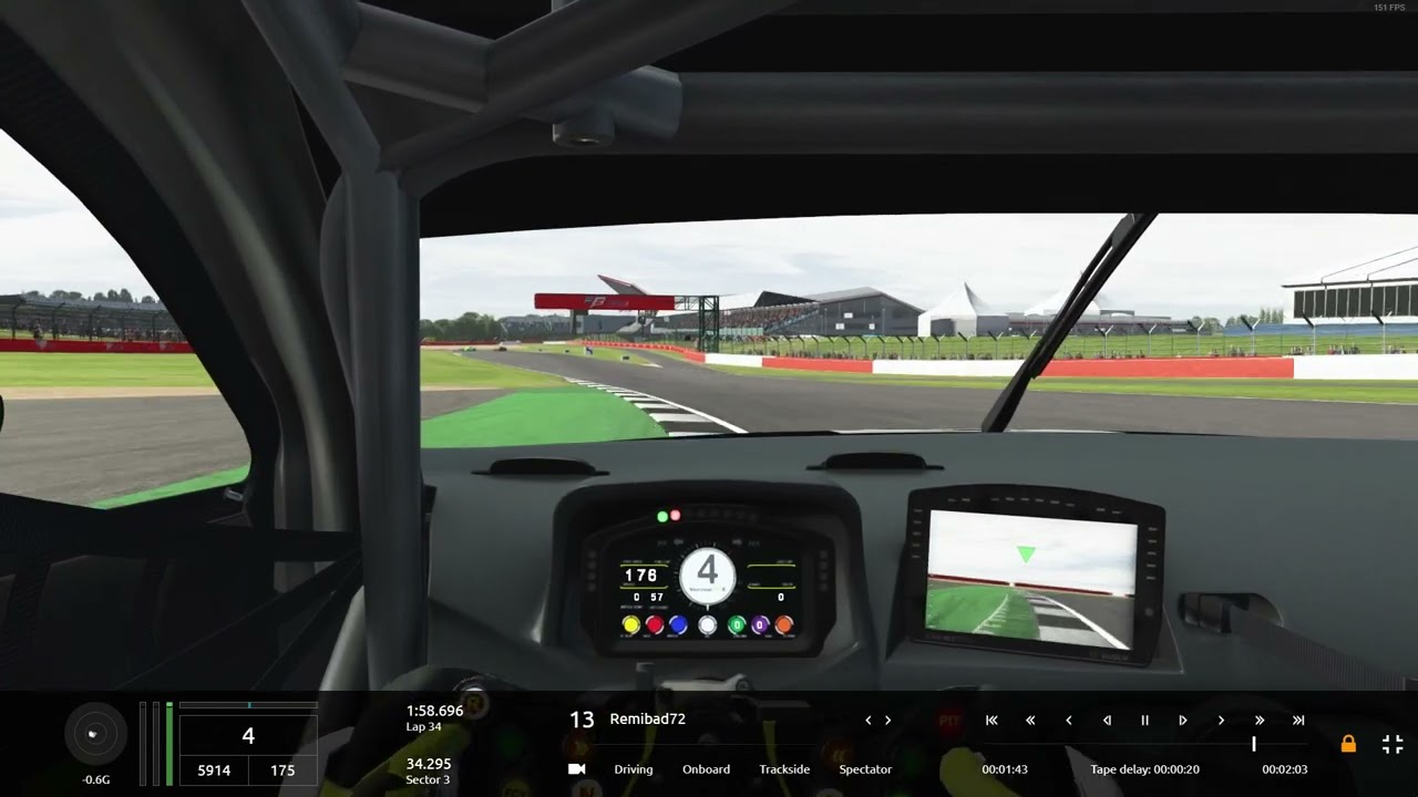 SWVEC Prologue - Silverstone GP - AMR GTE - Race laps