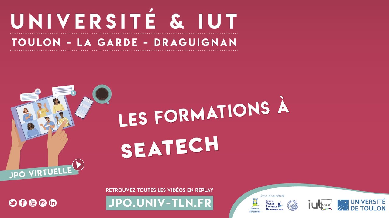 [Orientation TV] Découvrir les formations de l'école d'ingénieurs SeaTech à l'Université de Toulon