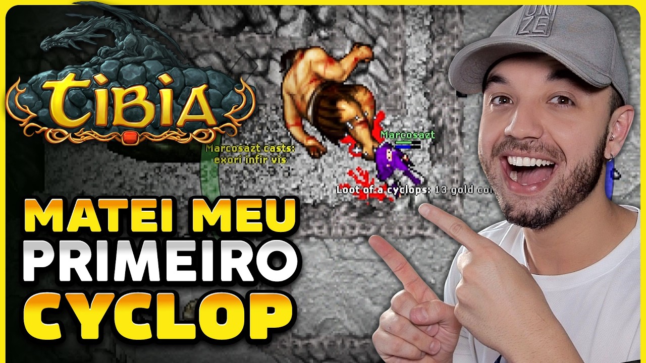 TIBIA do ZERO em 2026: CONSEGUIMOS AJUDA agora podemos ENFRENTAR os CYCLOPS