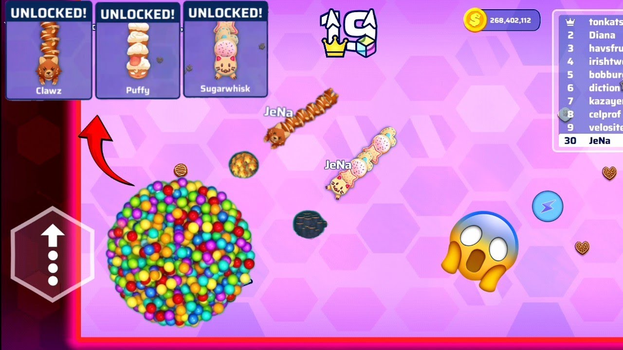 SNAKE.IO - HOW TO UNLOCK ALL 4 PASTRY PARADE EVENT SKINS?